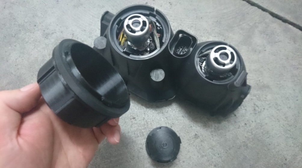 BMW F800R için bir LED H7 lamba far kapağı