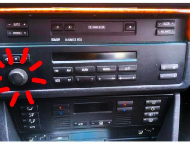 BMW E39, 520d, M47 için Ses Düğmesi