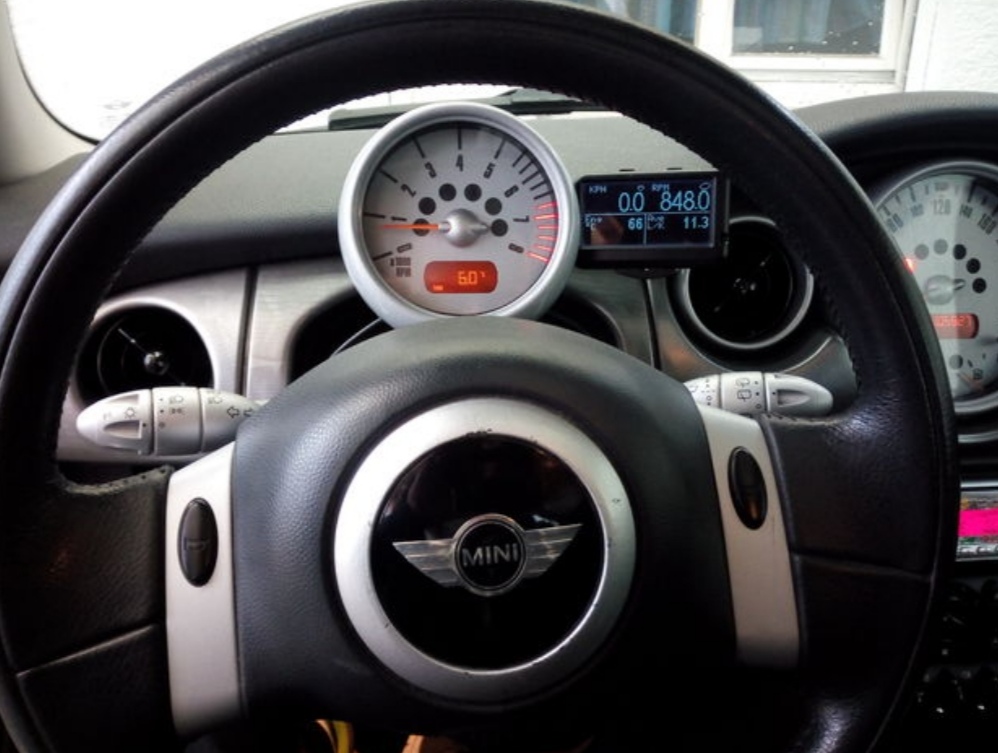 Mini Cooper araçları için Ultragauge için montaj