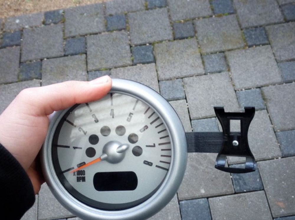 Mini Cooper araçları için Ultragauge için montaj