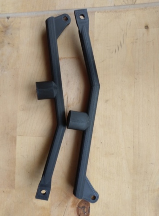 BMW R1200 GS K25 için LED spot lamba sis lambası için montaj boruları