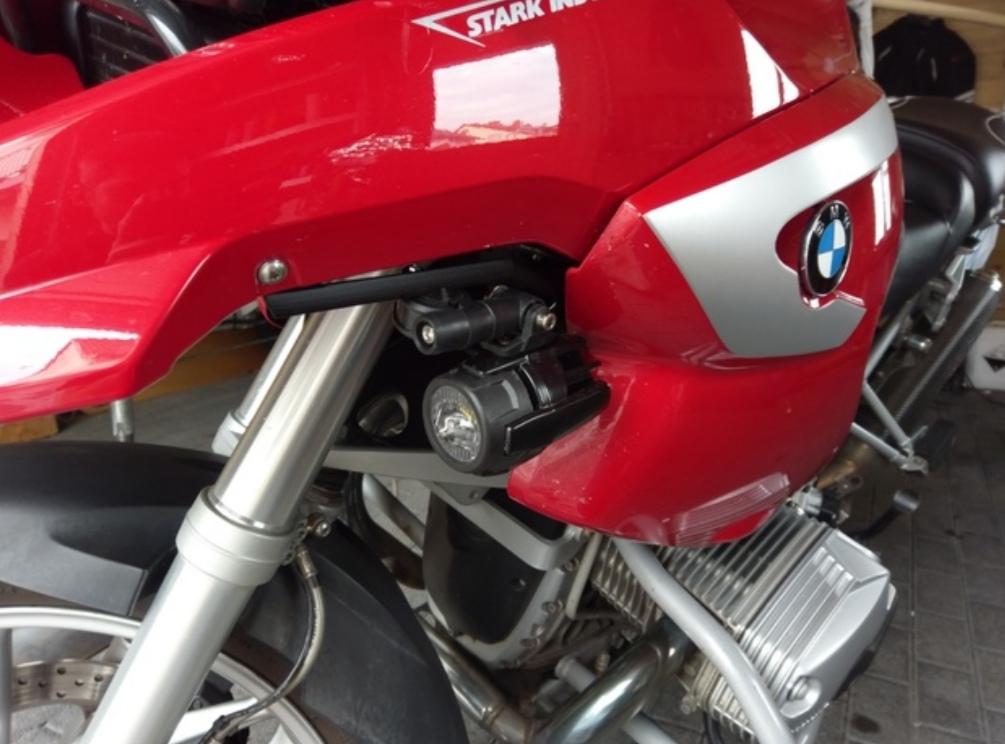 BMW R1200 GS K25 için LED spot lamba sis lambası için montaj boruları