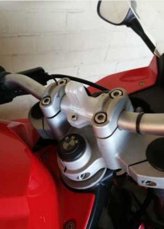 BMW F800ST Bisiklet için GoPro Stil Gidon Montajı plastiği