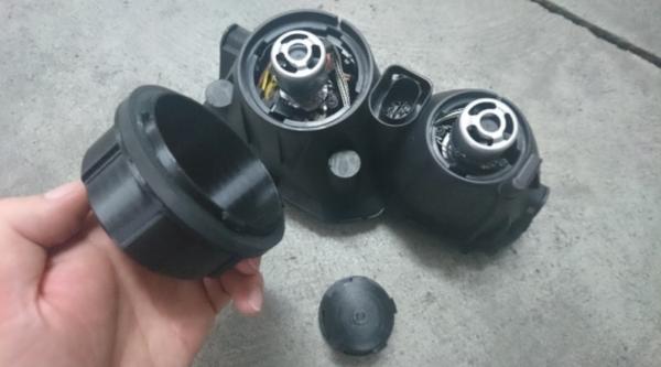 BMW F800R için bir LED H7 lamba far kapağı